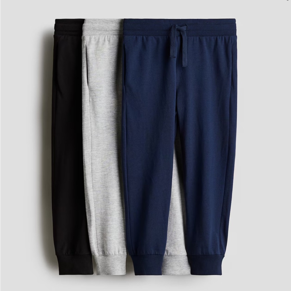 H&M Kids 3-Pack Jogger Pants Set